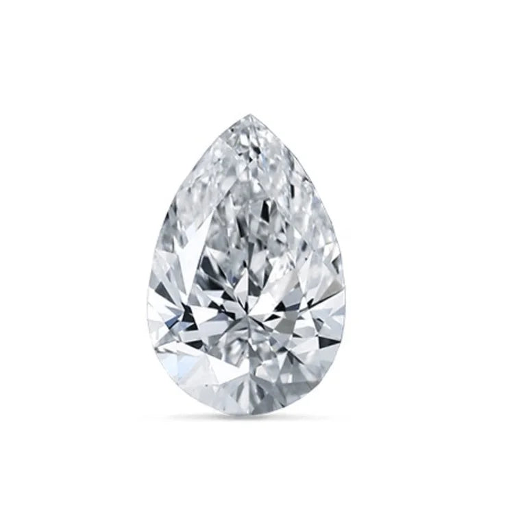 IGI Certified Lab Grown Synthetic HPHT CVD Pear Cut Loose Diamonds-0.5ct 1ct 2ct 3ct 5ct