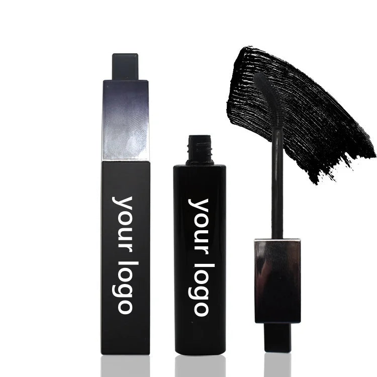 Custom Logo Long Lasting Curling Lengthening Mascara Vegan Cruelty Free Waterproof Black Eyelash Mascara