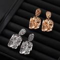 TongLing European Vintage Luxury Non-piercing Earring Female Clip-on Earring for Daily Accessories