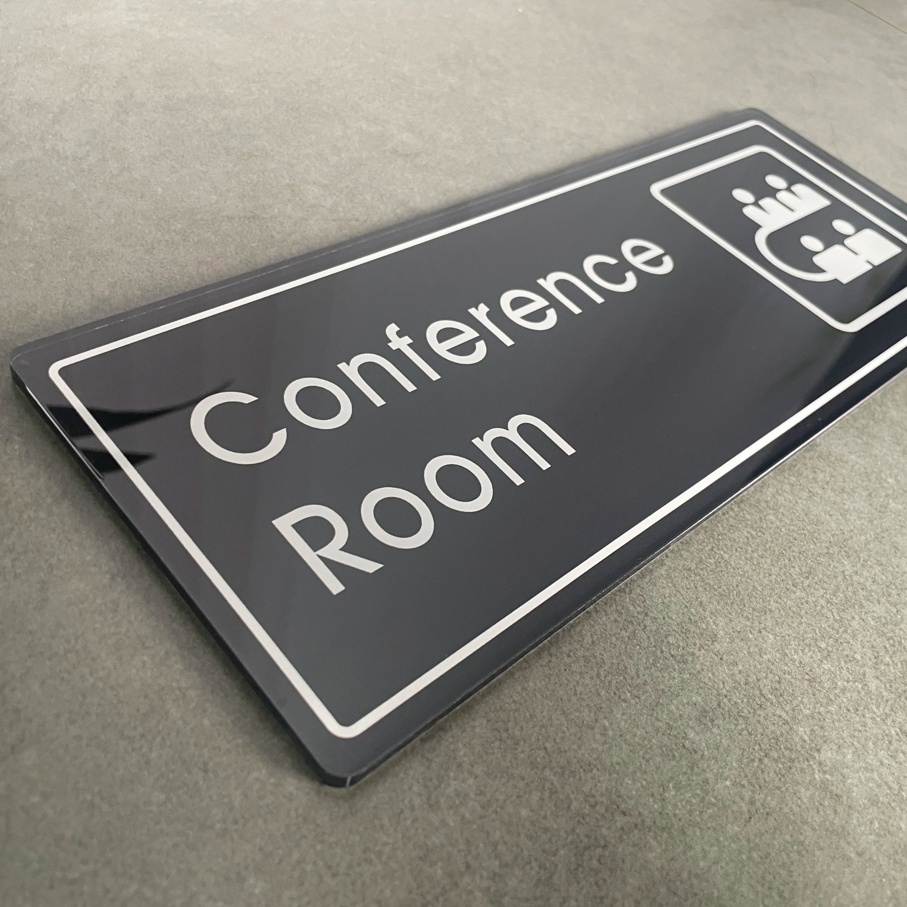 US Warehouse Fast Shipment 11.7 X4.7" Conference Factory Supply Acrylic Table Display UV