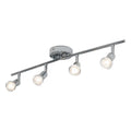 Modern Design 4 GU10 LED Warm Light Metal Lamp Body Ceiling Spotlights 360 Dimming Angle IP44 for Living Room Shopping Malls