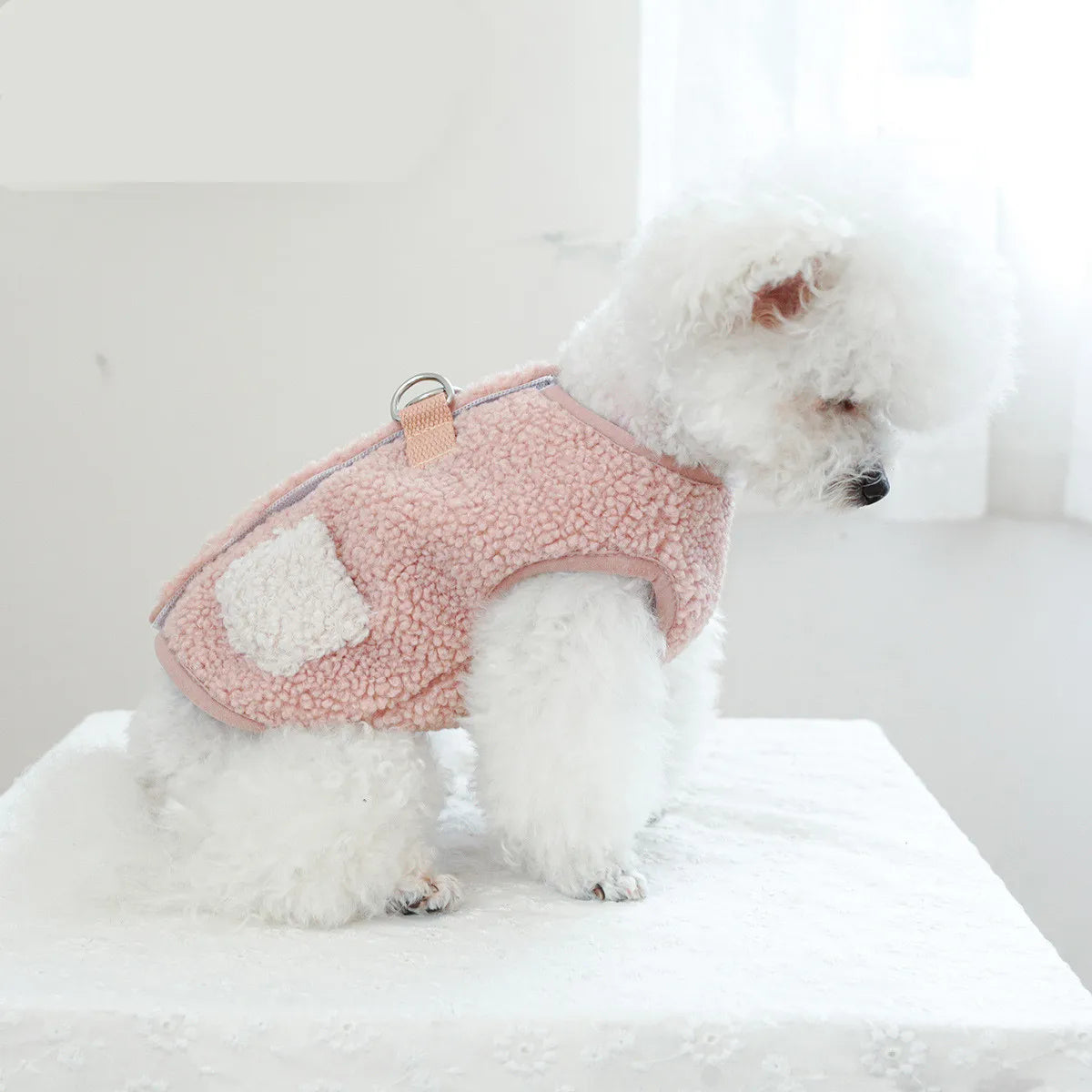 Teddy Fleece Pet Apparel Clothes Wholesale Dog Cats Sweater With Sleeves Pets Outfits Warm Dog Teddy Clothing for Winter