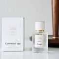 Free Sample Luxury Separate Perfume Bottle 30ml 50ml Empty clear Spray Perfume Glass Bottle