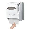 Plastic Lever Activated Paper Towel Roll Dispenser Dispensador De Toalla De Papel De Palanca