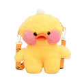 Lalafanfan Duck Bag Hyaluronic Acid 27cmduck Bag Girl Cute Crossbody Backpack Plush DDP Bonecas Para Criancas Unisex PP Cotton