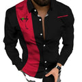 Top Fashion Men's Casual Streetwear Printed Sublimation Shirt High Quality Vintage Bowling Design Anti-Wrinkle New Spring