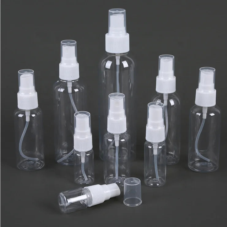 Cheap in Stock 10ml 15ml 20ml 30ml 50ml 60ml 75ml 100ml 120ml Spray Bottle Clear Plastic Spray Bottles Clear