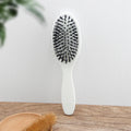 Custom Bamboo Wood Winged Nondisposable Extension Hair Brush Boar Bristle Styling Paddle Cushion Private Label Custom Logo Wigs