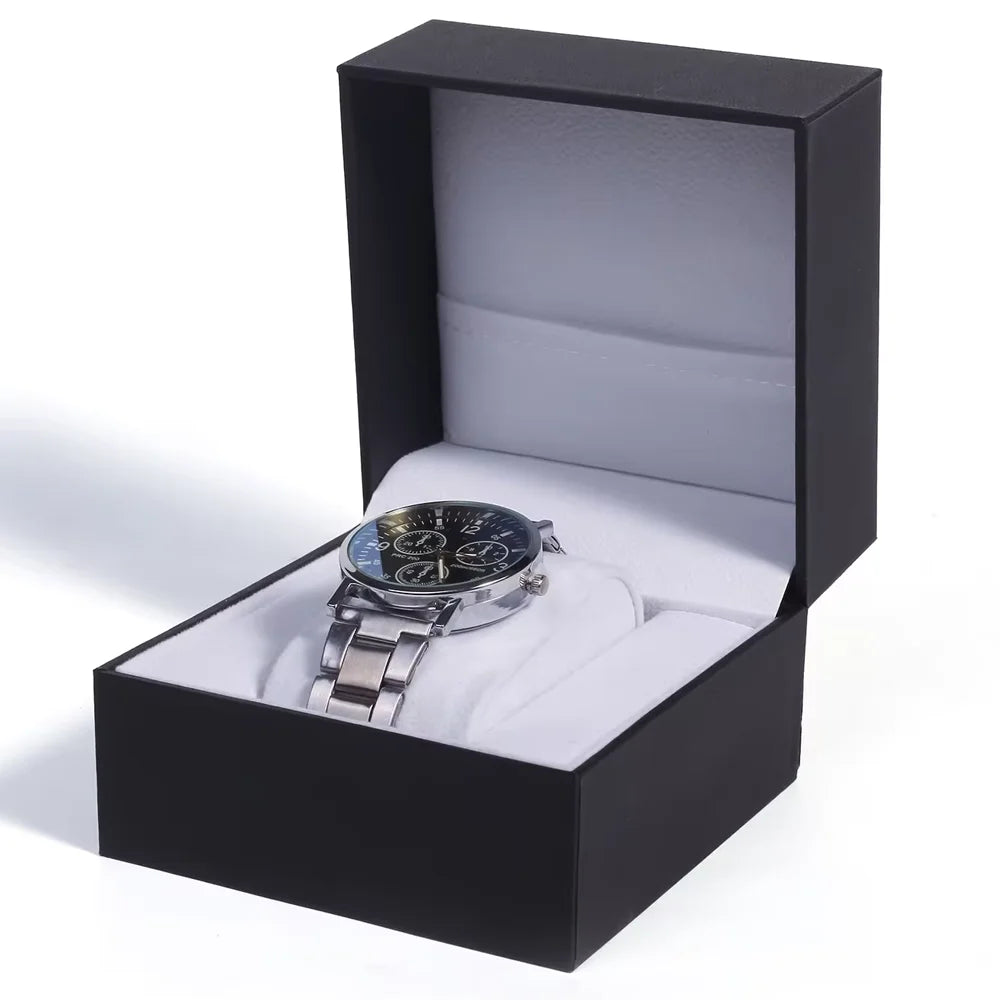 Wholesale Custom Logo Stock Rectangle Black Special Paper Shock Resistant Single Watch Packaging Box with Pocket BETTER Brand