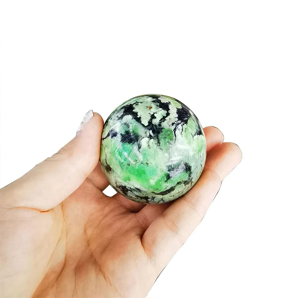 Variscite Spheres Natural Green Gem Stone Balls Gemstone Ball 3-6cm Diameter Healing Crystal