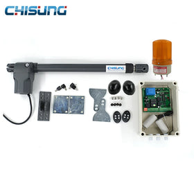 2026 Single Arm Swing Gate Electric Actuator Door Operators Remote Automatic AC Motor 500KG 3.5m 400mm Stroke with Warning Light