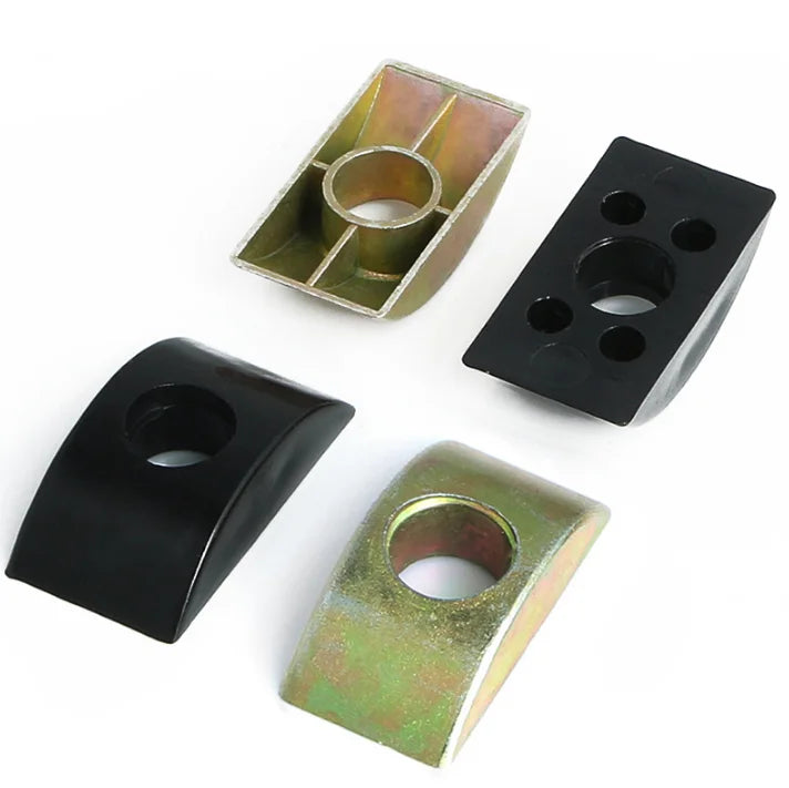 M8 Zinc Alloy Half Moon Nut Furniture Hardware Connector Spacer Washer