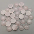 Hongzhuo Hot Sale 12mm Rose Quartz Round Cabochon Cut Jade Stone Price Crafts
