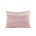 Customer Logo Silver Pink Pure Color Eye Mask Hair Elastic Scrunchie Silky Satin Silk Pillow Covers Cases