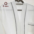 5 Stars Hotel Quality Embroidered Luxury Shawl Collar Bathrobe with Customized Logo MegaBDM