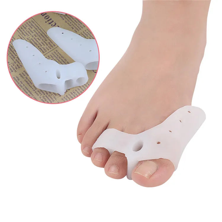 Three Holes Toe Separators for Overlapping Toe Toe Spreader&Spacer Hammertoe Separator for Relief Bunions Pain