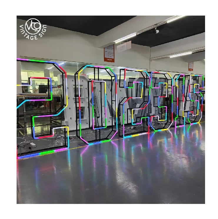 Wholesale Production Metal Frame NeonLED Luminous Wedding Neon LightsCustom Bed Room Decor Lights Sign