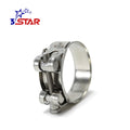 T-Bolt Hose Clamps304 Stainless Steel Heavy Duty Adjustable Tube Clamps (48-51mm 2pack)