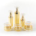 In Stock 30ml Acrylic Plastic Jar and Lotion Cream Bottle Set for Skin Care