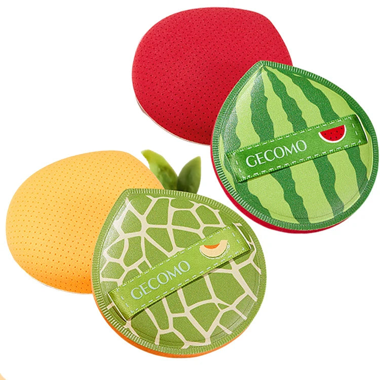 GECOMO ODM Watermelon Colorful Limited Edition Makeup Puff Sponge Ultra Soft Natural Face Coverage Foundation Puffer