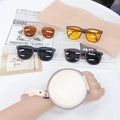 Lucky Round Foldable Sunglasses Polarized UV Protection Folding Sun Glasses TR90 for Women