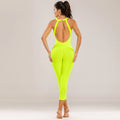 New Style Yoga Pants Honeycomb Sport Pants Womens Yoga Fitness Jumpsuit