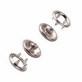 Garment Accessory Decorative 5 Prong Metal 9.5mm Studs Prong Ring Snap Button for Bag Shoes Garment