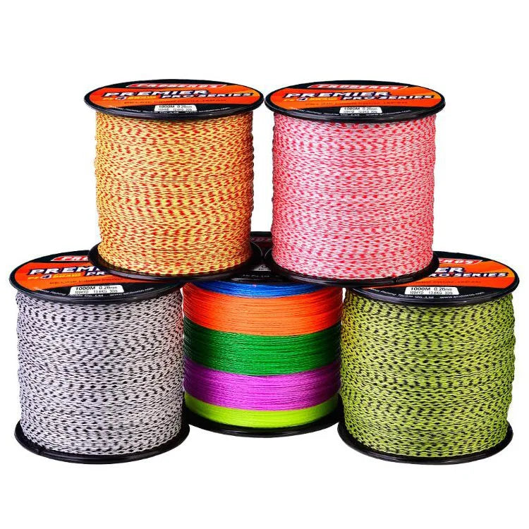 WEIHE 1000M 4 Braided 0.4#-10.0# 6LB-100LB Colour-fast PE Fishing Line