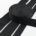 Deepeel RD206 25cm Black Polypropylene Webbing Beaded for Hand Strap Backpack Luggage Garment Accessories