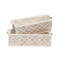 Desktop Storage Basket Sundries Storage Box Cosmetic  Organizer Stationery Container Laundry Basket