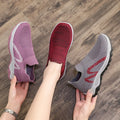 Women's Shoes Casual Sports Sock Fly Woven Shoes Breathable Ladies Sneakers Increasing Feature Walking Running Shoes for Women MegaBDM