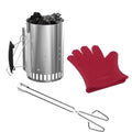 Charcoal Chimney Starter BBQ Grill Lighter Barbecue Fire Starter Grilling
