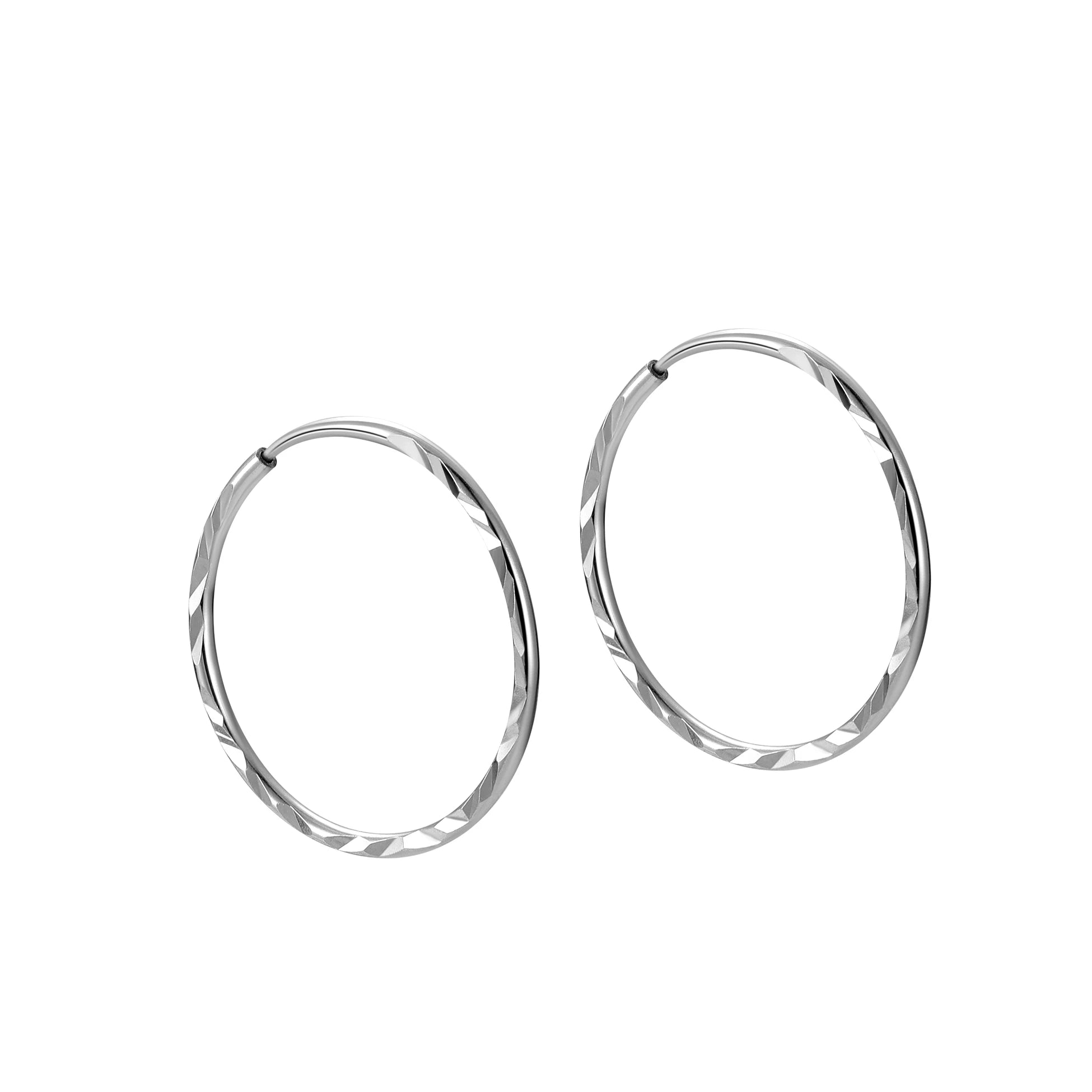 Fashion 925 Sterling Silver Minimalist Oversized Small Large Hoops Huggie Earrings Earrings for Women