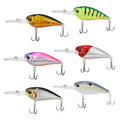Good Quality Rock Freshwater Sinking Water Fat Minnow Bass Salmon Bream Crucian Carp Metal ABS Fishing Lures