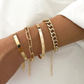 Stainless Steel 18K Gold Plated Screwdriver Screw Love Brand Bangle Bracelet for Women and Men