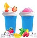 New Arrival Summer Frozen Magic Slushy Maker Four-Color Reusable Silicone Squeeze Cup Custom Slushie Cups Ice Production