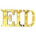 Muslim Eid Mubarak Gold Battery Decoration Light Islam Banner Letter LED Ornaments Lights for Home Festival Decor