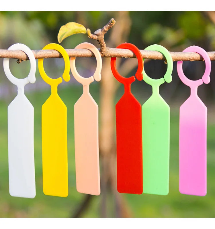 Reusable Thick Plastic Plant Tree Tag Marker Nursery Garden Label