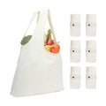 Wholesale Custom Eco-Friendly Reusable Cotton Canvas Grocery Tote Bag Foldable with Metal Buckle for Convenient Shopping