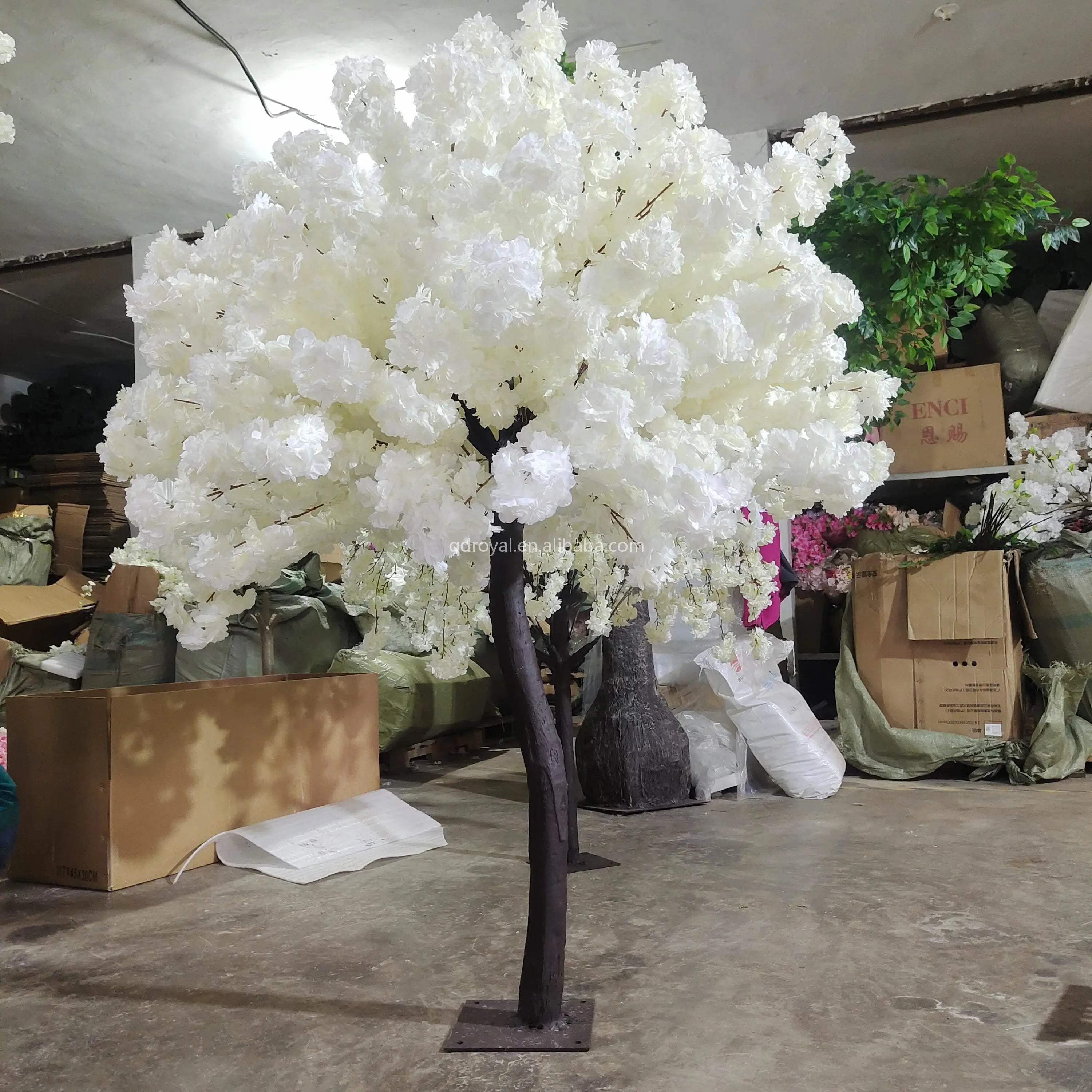 Customized Sakura Tree Wedding Shopping Mall Hotel Decoration Artificial Plant Cherry Blossom Tree