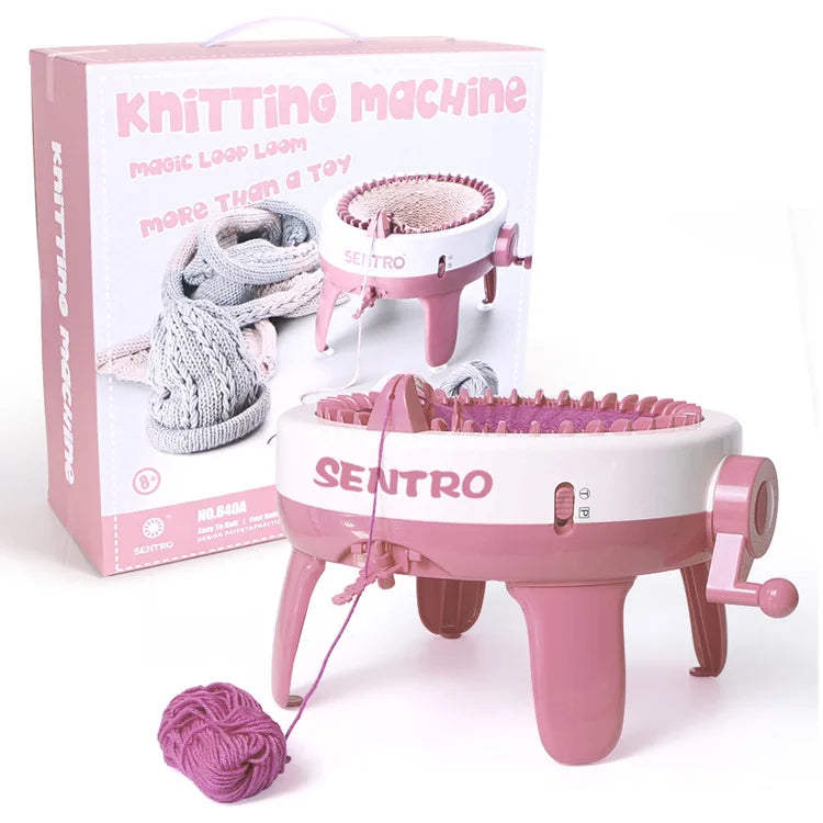 Smart Kids Mini Circular Weaving Crochet Knitting Machine DIY Plastic Socks Making Warp Sewing Accessory