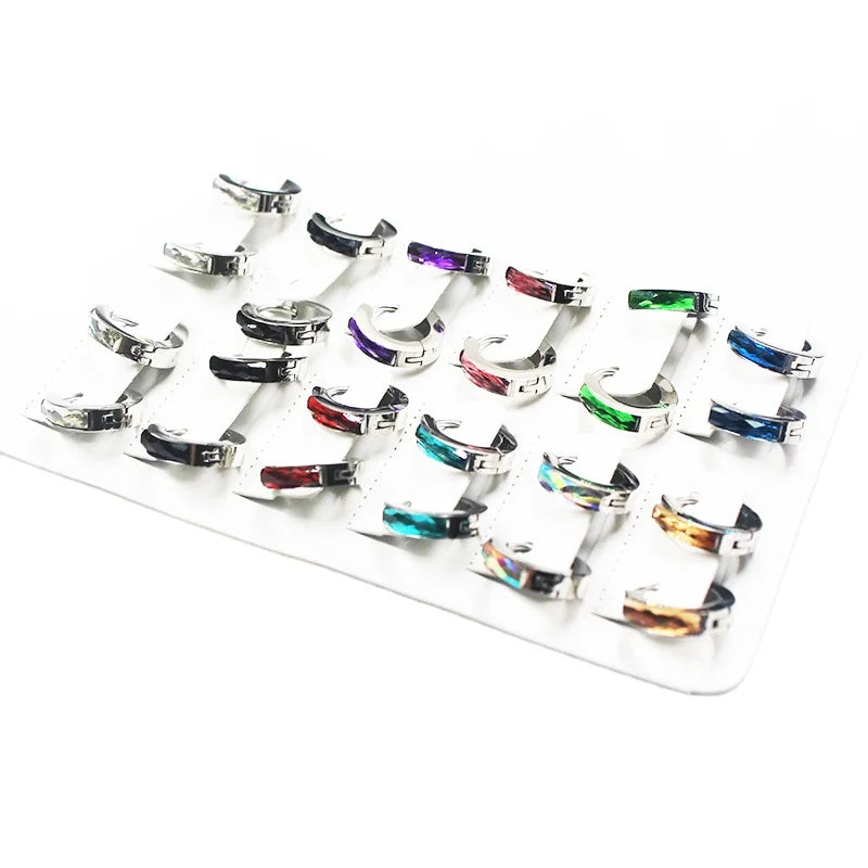 BMZ 2025 New OEM Best Quality Ice Crack Stainless Stick Earring