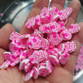 500g DIY Craft Slime Sprinkles 5mm 10mm Christmas Tree House Gingerbread Men Snowmen Candy Cane Polymer Clay Sprinkles Slices
