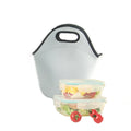 White Blank Reusable Insulated Sublimation Neoprene Lunch Tote Bag for Picnic and Camping
