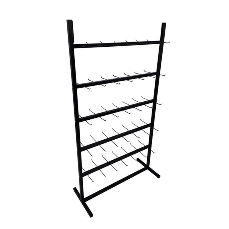 Double-Sided Metallic Display Stand Cheap Price Hook Hanger Snack Phone Cases and Socks Rack for Retail Grocery Store