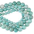 6mm 8mm 10mm Natural Round Jade Loose Amazonite Beads Crystal Quartz Stone Strand