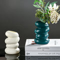 Nordic Style Water Ripple Vase Hot Sale Plastic Home Decoration Flower Pot