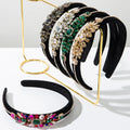 New Flannelette Set Diamond Headband Female Retro Fine Edge Pressure Headband Simple Temperament Party Hair Accessories Female