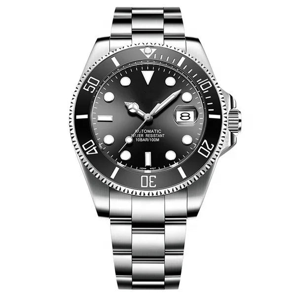 OEM Luxury Rotating NH35 Automatic Diver Mens Stainless Steel Watch
