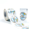 Custom Printing High Quality Label Waterproof Self Adhesive Custom Printed logo Round Label Stickers for Food